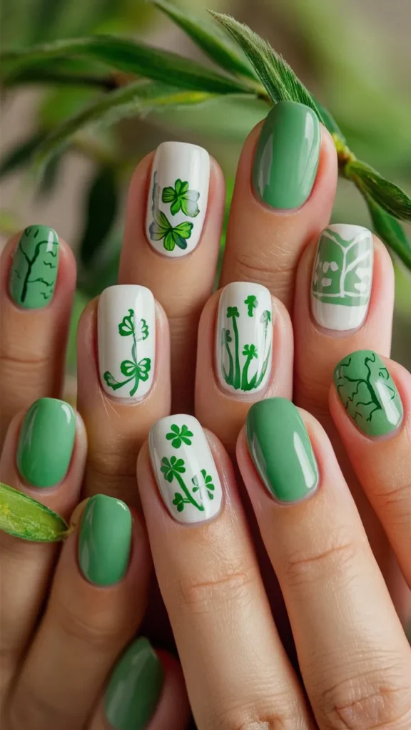 30+ Images of Cute Green Nail Ideas