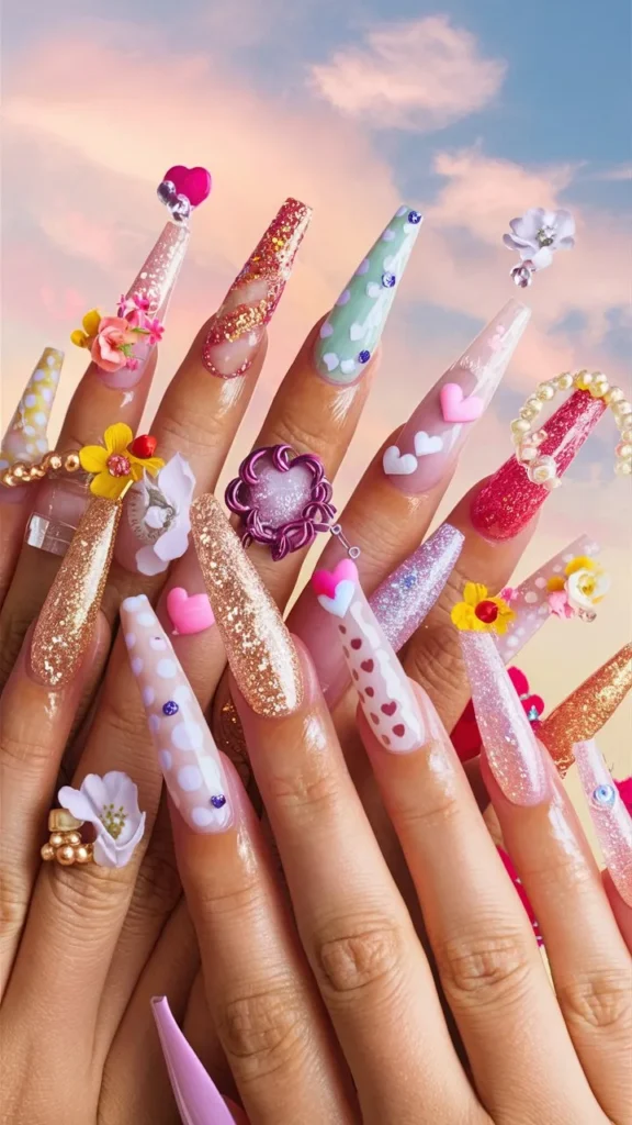 30+ Images of Cute Extra Long Nails Ideas for Bold and Beautiful Looks