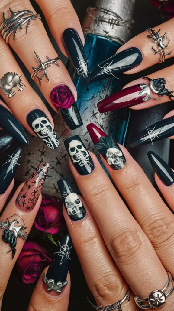 30+ Images of Cute Grunge Nail Ideas