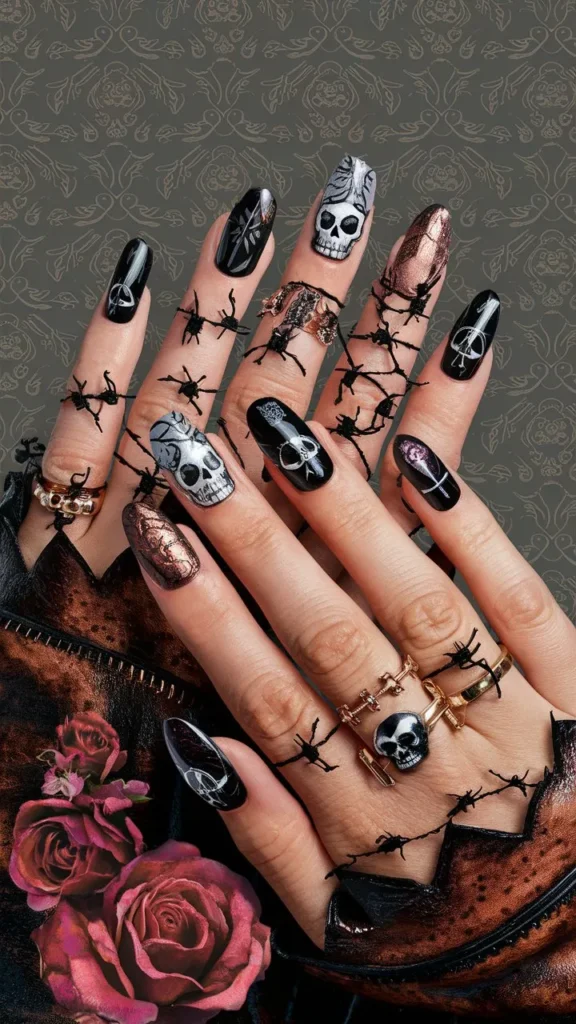 30+ Images of Cute Grunge Nail Ideas