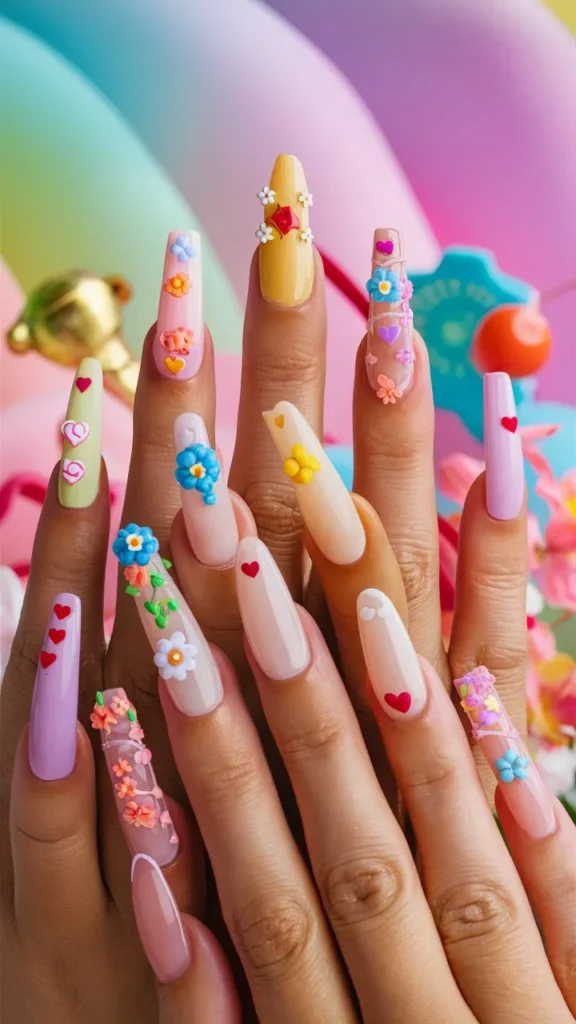 30+ Images of Cute Extra Long Nails Ideas for Bold and Beautiful Looks