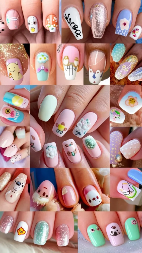 30+ Cute Nail Ideas to Spark Joy in Your Home Manicure