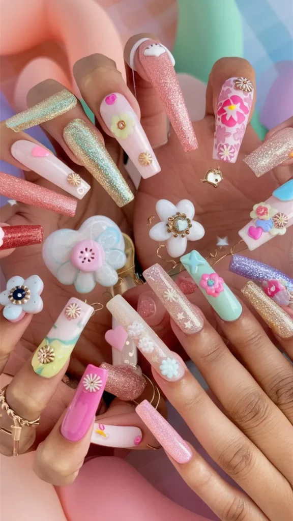 30+ Stunningly Cute Long Nail Ideas to Inspire Your Next Manicure