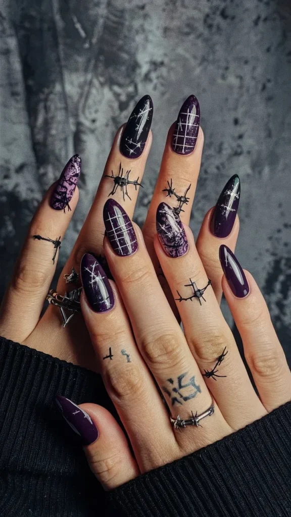 30+ Images of Cute Grunge Nail Ideas