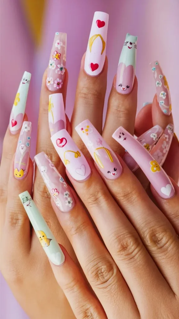 30+ Stunningly Cute Long Nail Ideas to Inspire Your Next Manicure