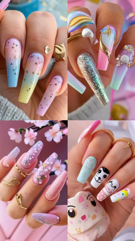 30+ Stunningly Cute Long Nail Ideas to Inspire Your Next Manicure