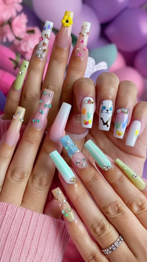 30+ Stunningly Cute Long Nail Ideas to Inspire Your Next Manicure