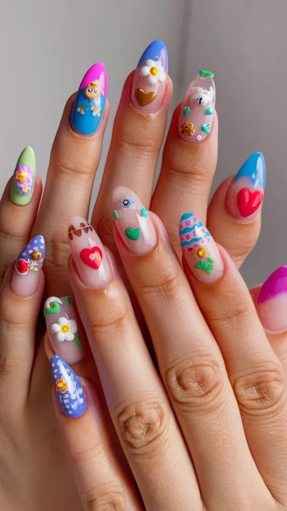 30+ Cute Nail Ideas to Spark Joy in Your Home Manicure