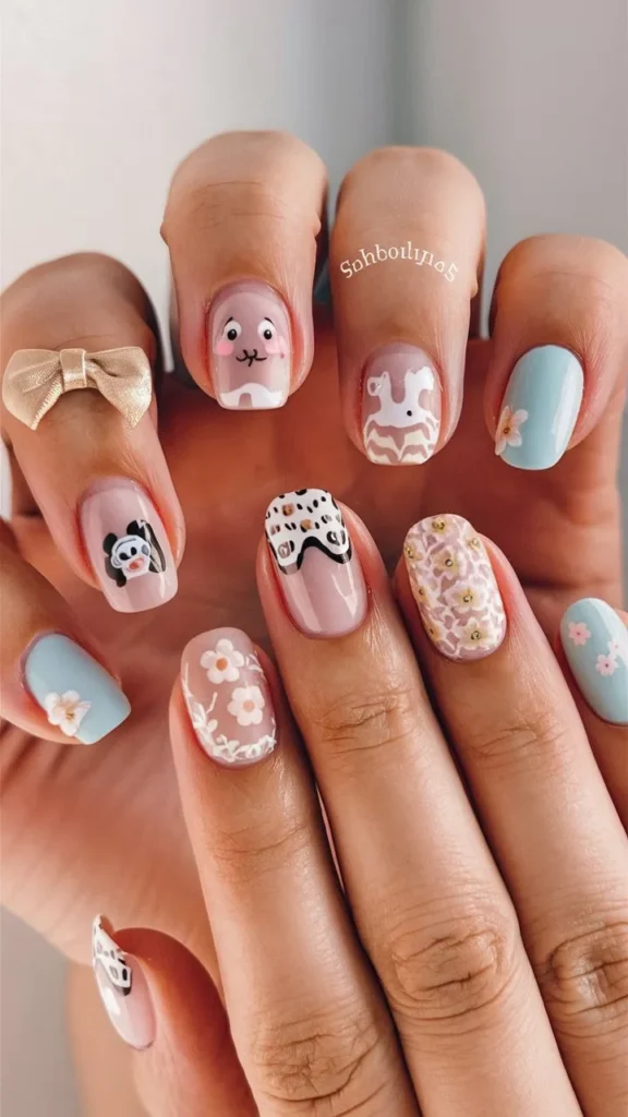 30+ Images of Cute Nail Ideas for School