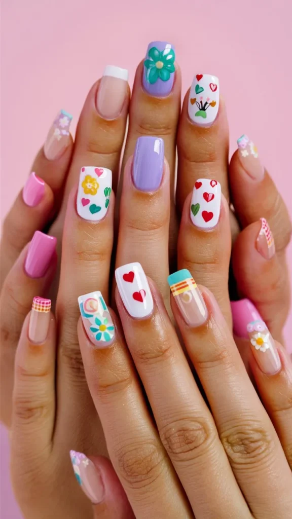 30+ Images of Cute Nail Ideas for School