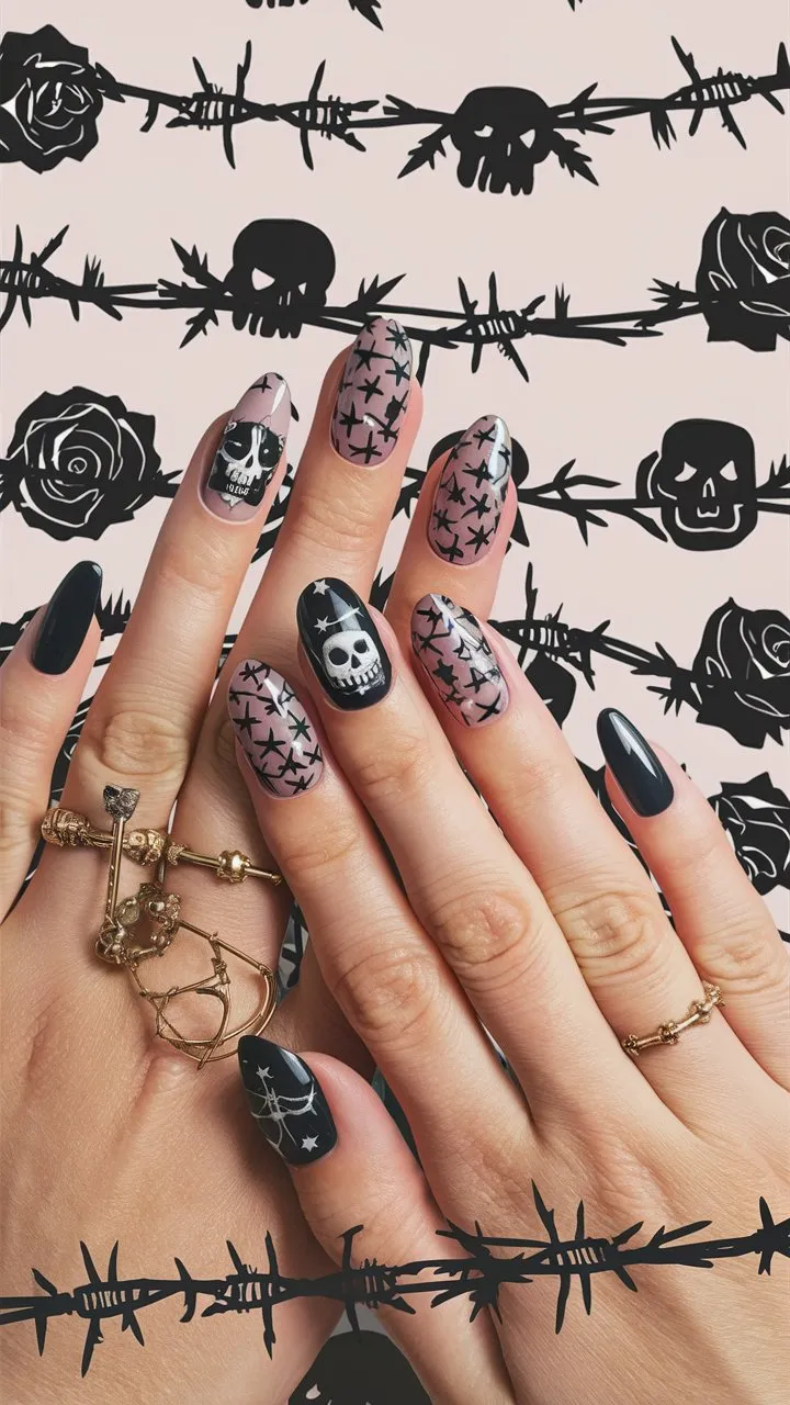 30+ Images of Cute Grunge Nail Ideas