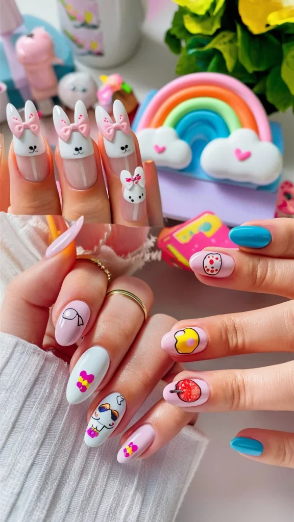 30+ Cute Nail Ideas to Spark Joy in Your Home Manicure