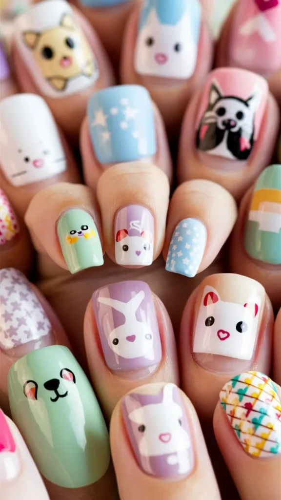 30+ Images of Cute Nail Ideas for School