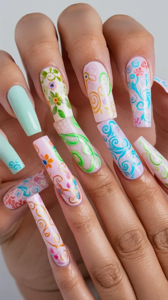 30+ Images of Cute Extra Long Nails Ideas for Bold and Beautiful Looks