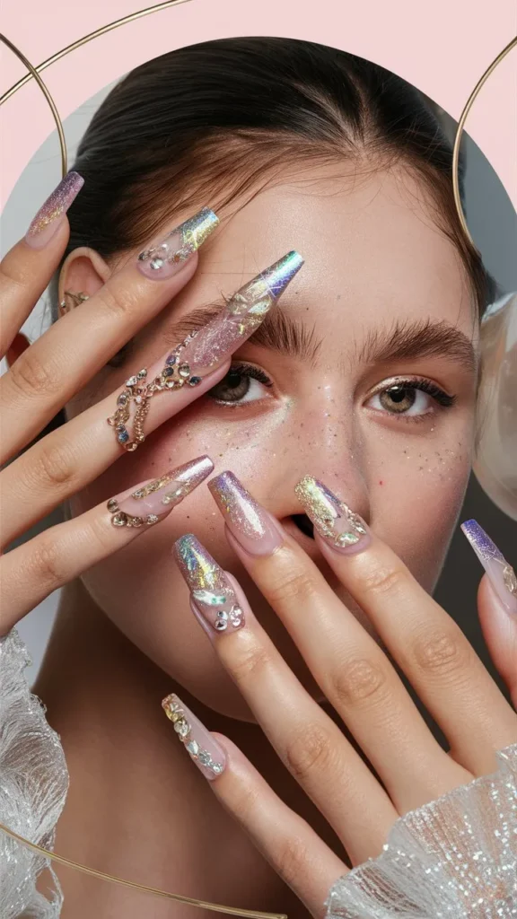 30+ Images of Cute Glitter Nail Ideas