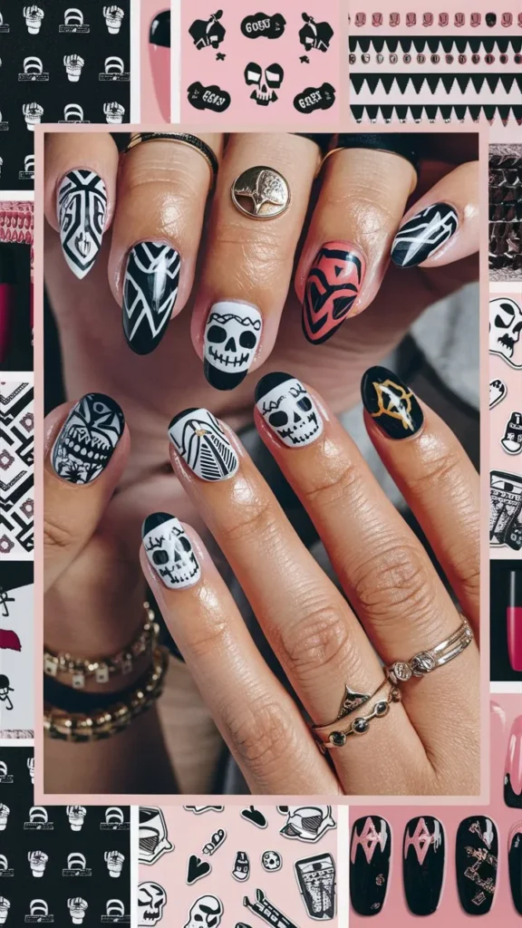 30+ Images of Cute Grunge Nail Ideas