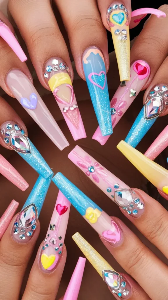 30+ Stunningly Cute Long Nail Ideas to Inspire Your Next Manicure