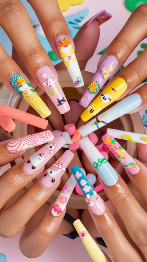 30+ Images of Cute Extra Long Nails Ideas for Bold and Beautiful Looks