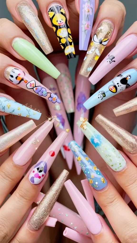 30+ Stunningly Cute Long Nail Ideas to Inspire Your Next Manicure