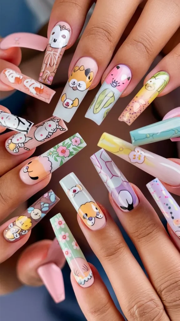 30+ Stunningly Cute Long Nail Ideas to Inspire Your Next Manicure