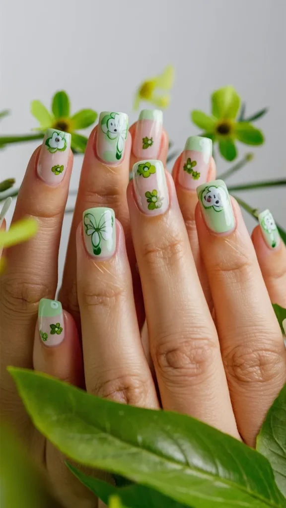 30+ Images of Cute Green Nail Ideas