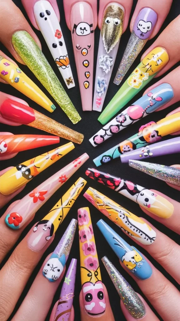 30+ Stunningly Cute Long Nail Ideas to Inspire Your Next Manicure