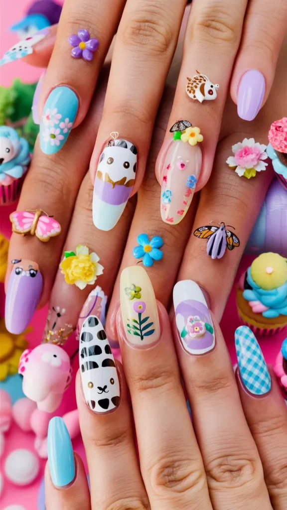 30+ Images of Cute Nails Ideas for Acrylics