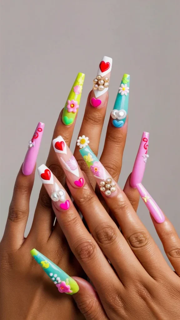 30+ Images of Cute Extra Long Nails Ideas for Bold and Beautiful Looks