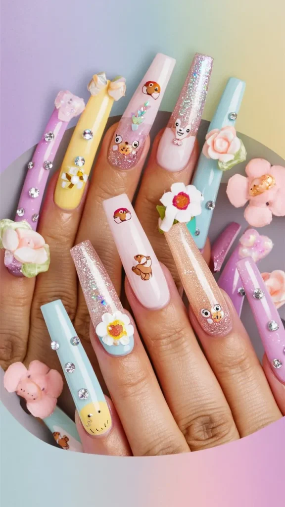 30+ Stunningly Cute Long Nail Ideas to Inspire Your Next Manicure