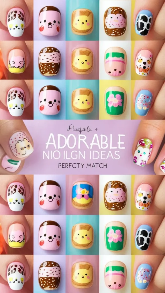 30+ Images of Cute Nails Ideas for Matching with Your Outfits