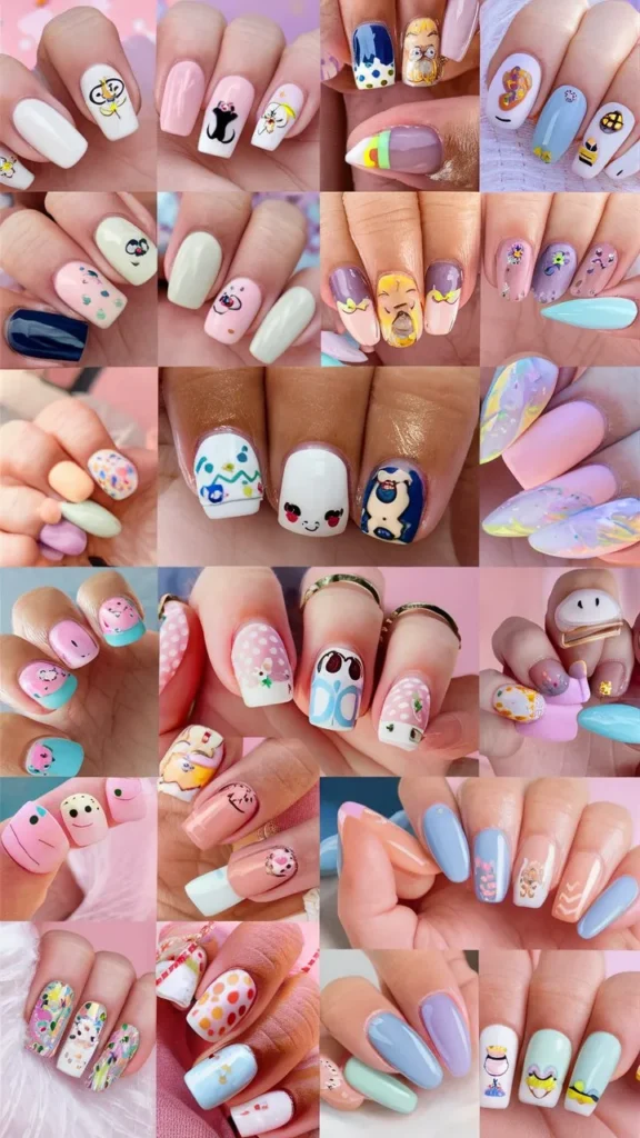 30+ Images of Cute Nails Ideas for Matching with Your Outfits