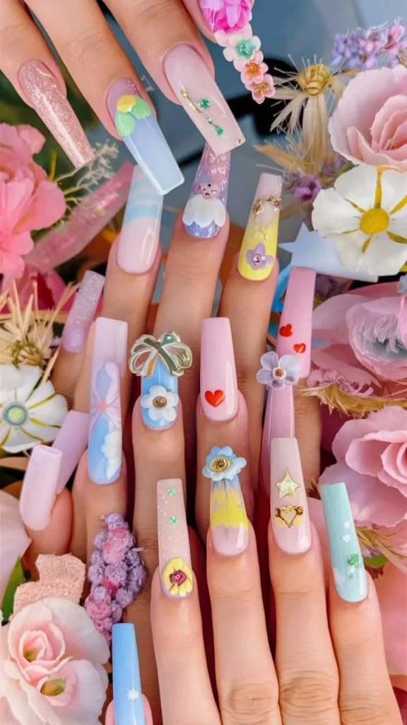 30+ Stunningly Cute Long Nail Ideas to Inspire Your Next Manicure