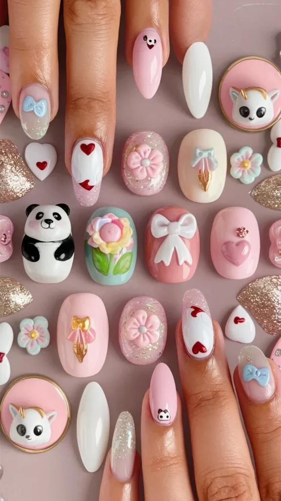 30+ Images of Cute Nails Ideas for Matching with Your Outfits