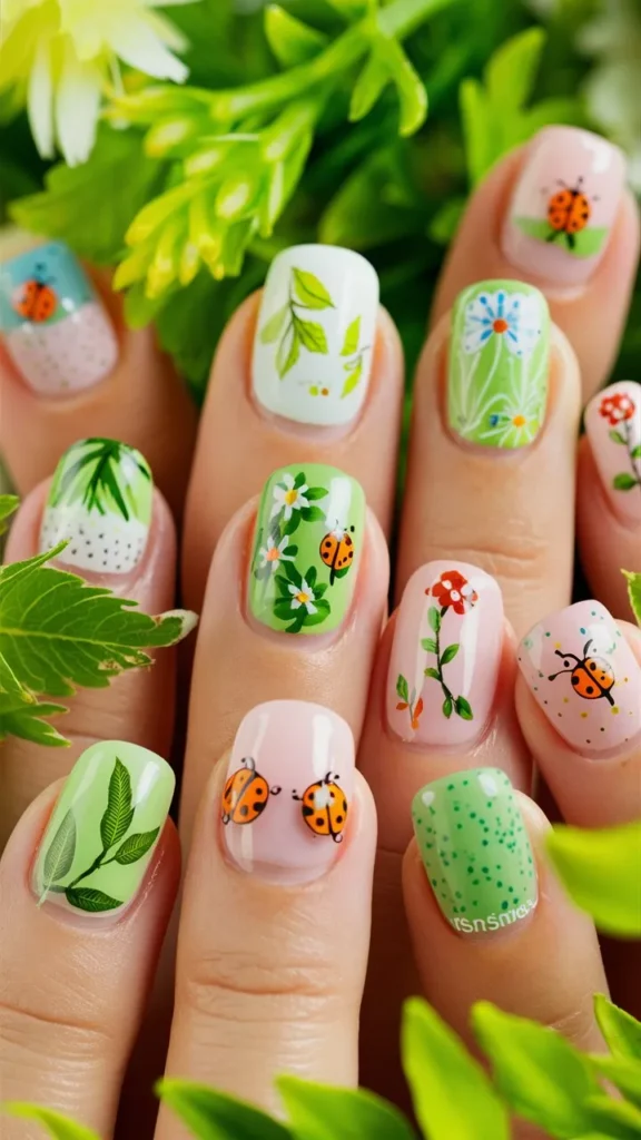 30+ Images of Cute Green Nail Ideas