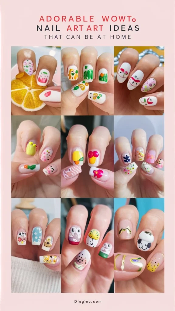 Get Creative: 30+ Cute Nail Ideas to Try at Home