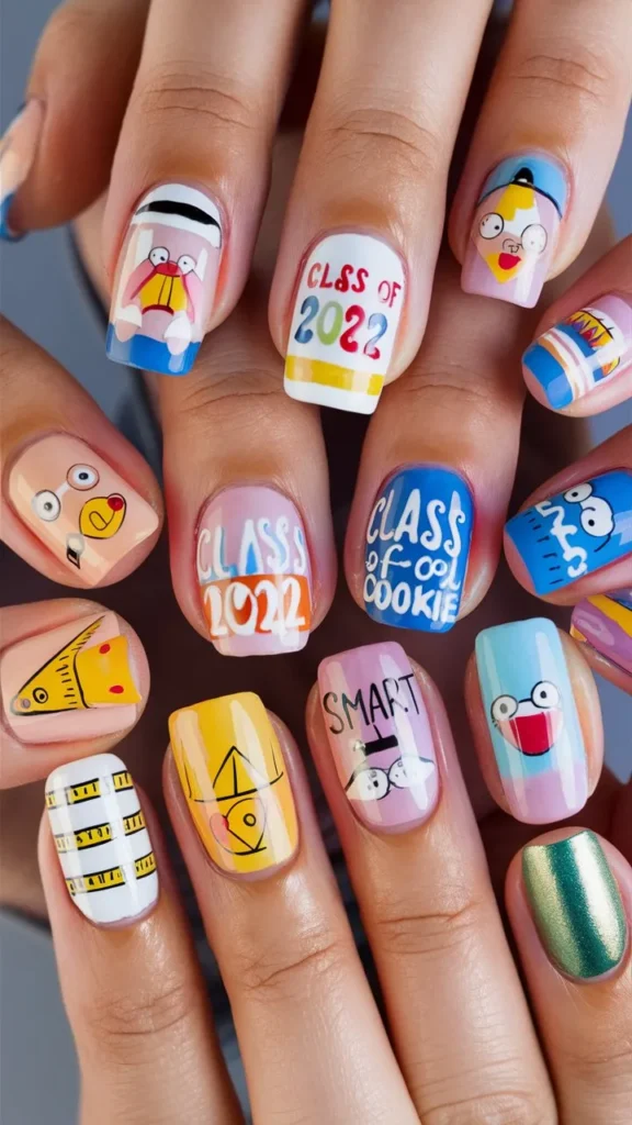 30+ Images of Cute Nail Ideas for School