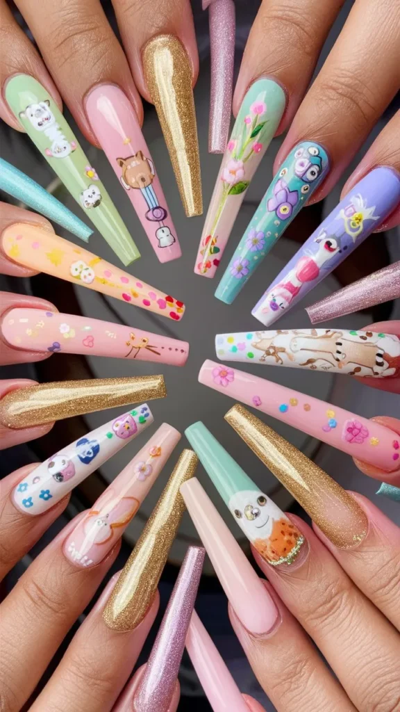 30+ Stunningly Cute Long Nail Ideas to Inspire Your Next Manicure