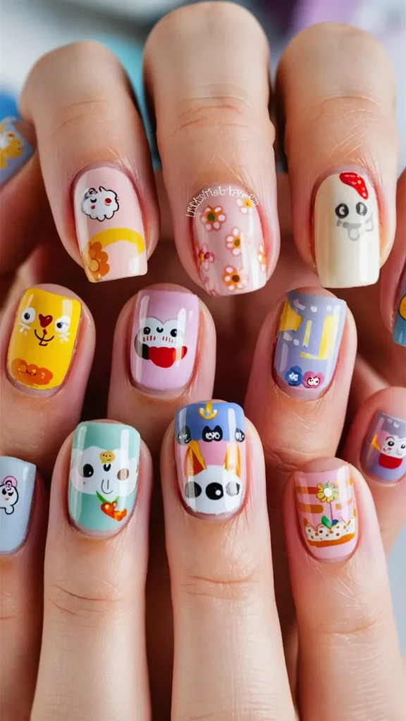 30+ Images of Cute Nail Ideas for School