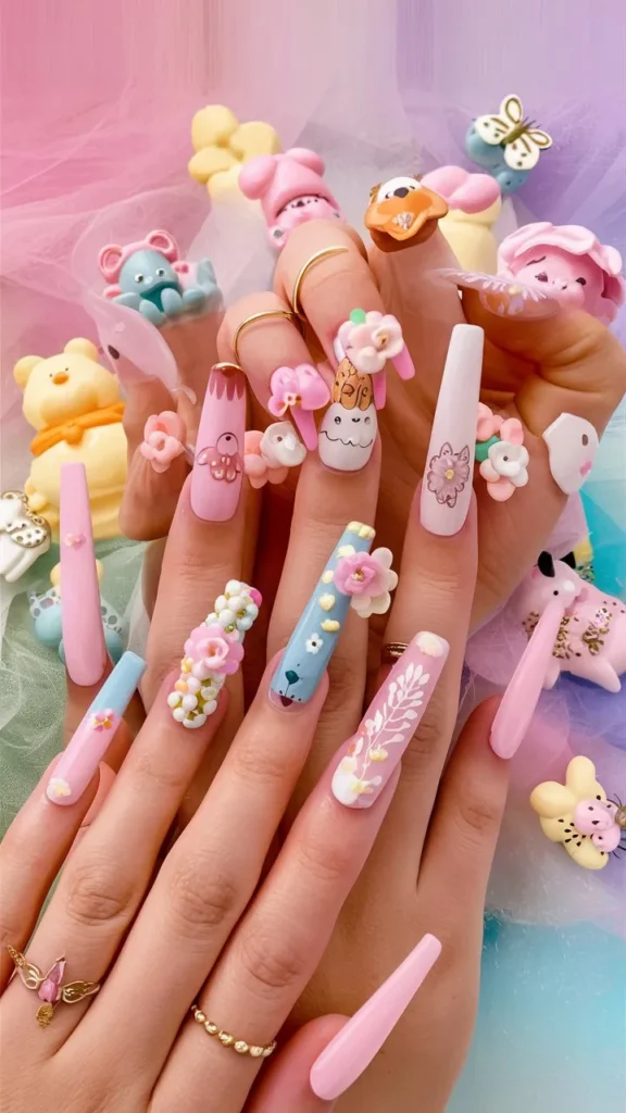 30+ Stunningly Cute Long Nail Ideas to Inspire Your Next Manicure