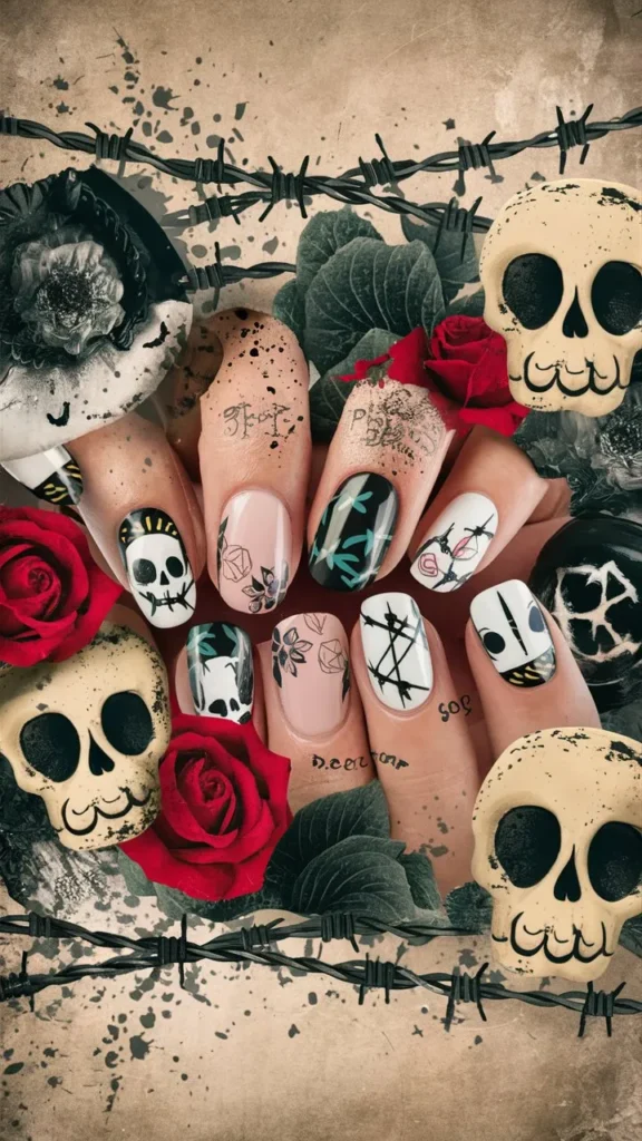 30+ Images of Cute Grunge Nail Ideas