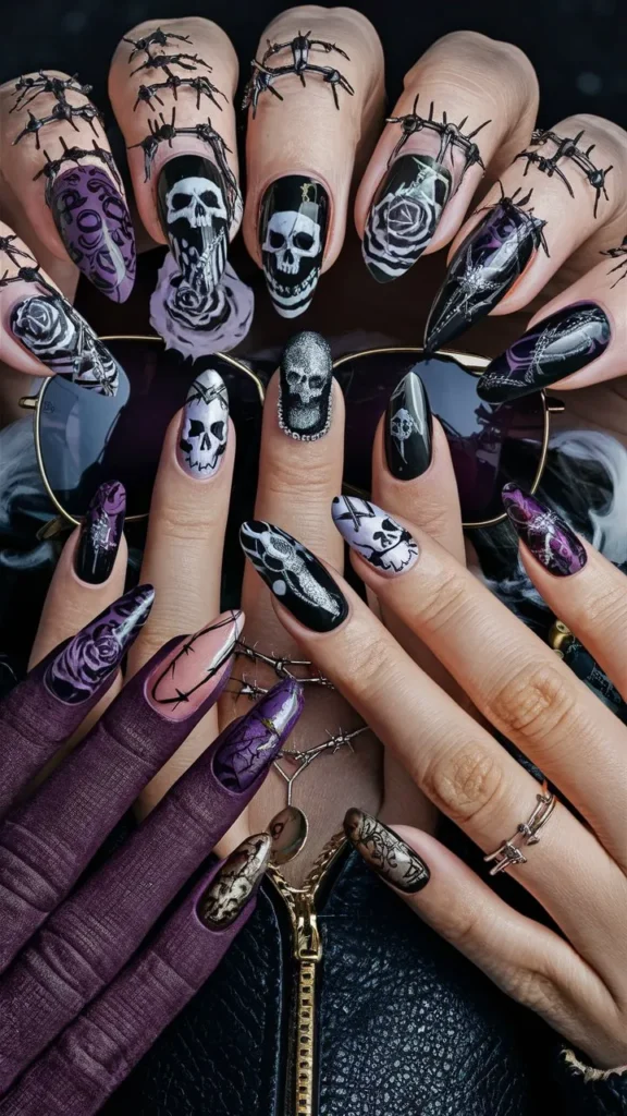 30+ Images of Cute Grunge Nail Ideas