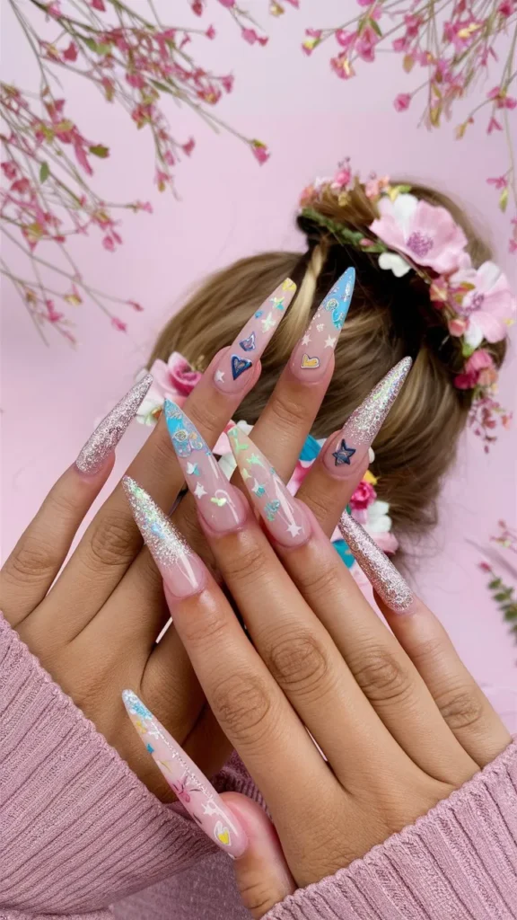 30+ Images of Cute Extra Long Nails Ideas for Bold and Beautiful Looks