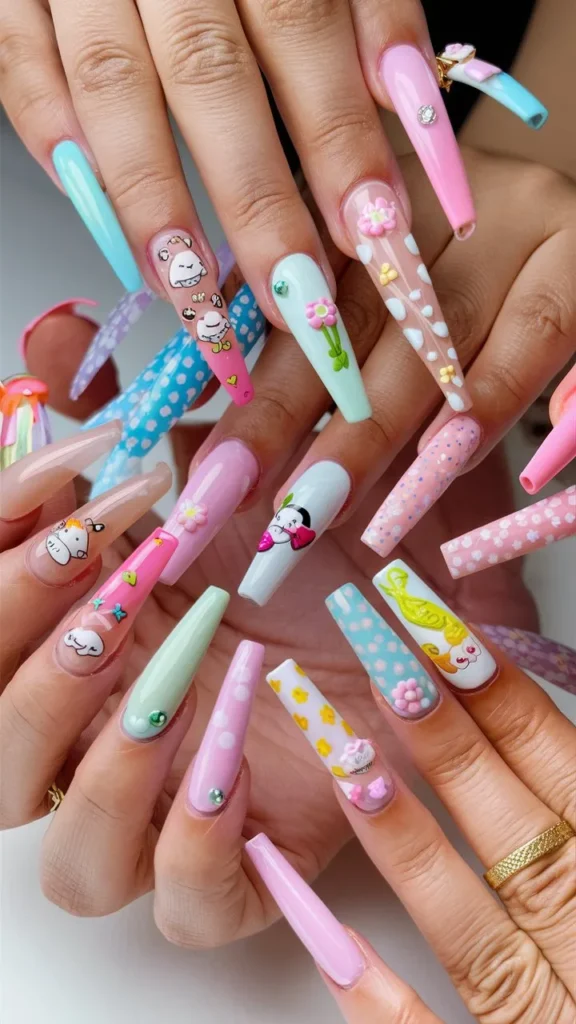 30+ Images of Cute Extra Long Nails Ideas for Bold and Beautiful Looks