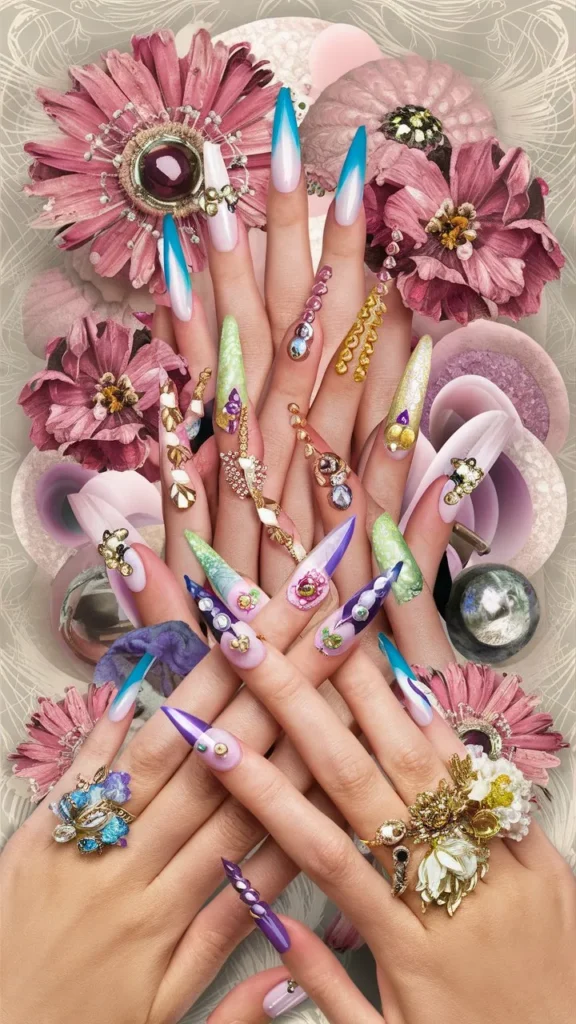 30+ Images of Cute Extra Long Nails Ideas for Bold and Beautiful Looks