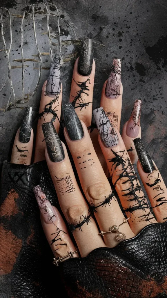 30+ Images of Cute Grunge Nail Ideas