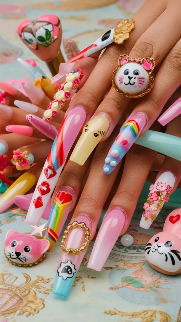 30+ Images of Cute Extra Long Nails Ideas for Bold and Beautiful Looks