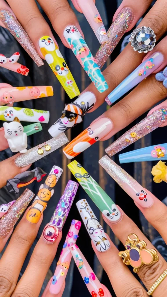 30+ Stunningly Cute Long Nail Ideas to Inspire Your Next Manicure