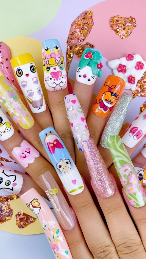 30+ Images of Cute Extra Long Nails Ideas for Bold and Beautiful Looks