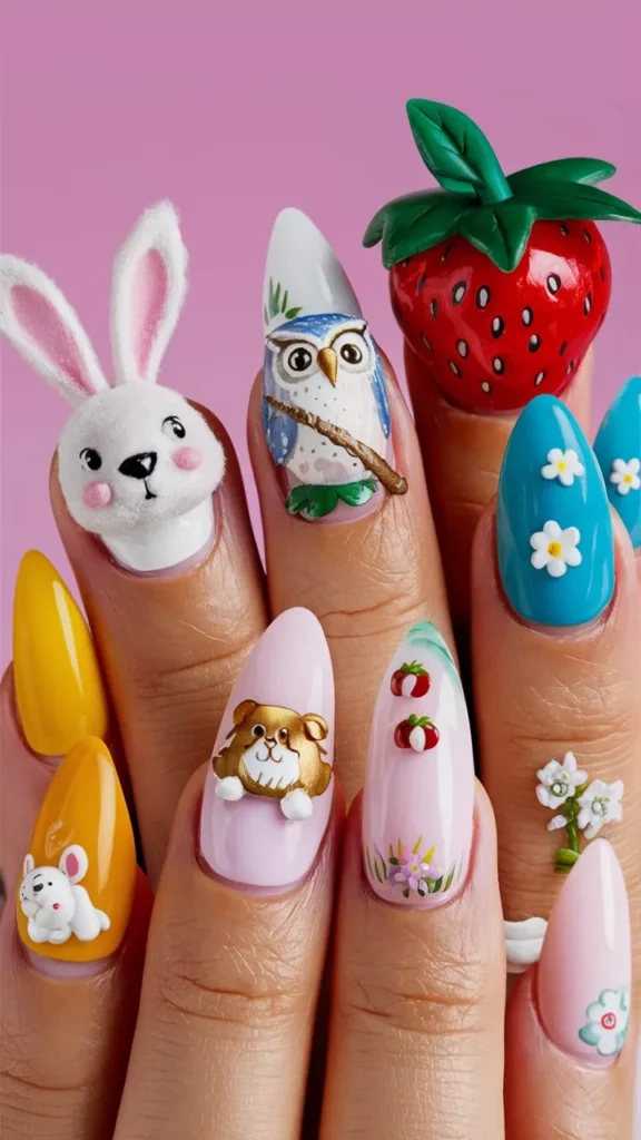 30+ Images of Cute Nails Ideas for Acrylics