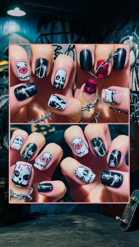 30+ Images of Cute Grunge Nail Ideas